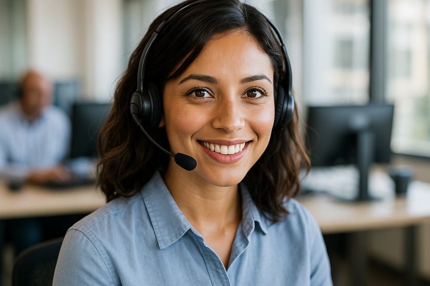 photographic Photogenic Call Center Employee-1