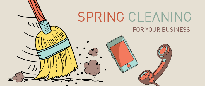 Illustration of 'Spring Cleaning' to help organize your business