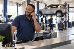 Automotive phone messages